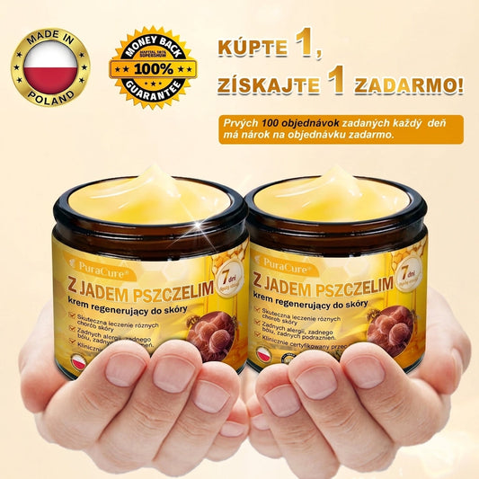 ✅✅✨PuraCure® Jad Pszczeli Regeneracja Skóry Krem(👨‍⚕‍CE zatwierdzone)👍✅
